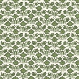 Fanny's Floral Light Olive