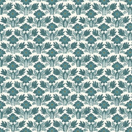 Fanny's Floral Light Teal