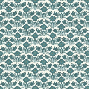 Fanny's Floral Light Teal