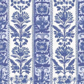 Ferdowsi Floral Blue 1