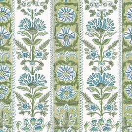 Ferdowsi Floral Blue Green