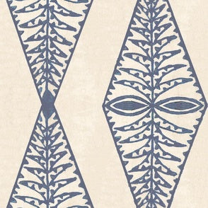 Fern Chevron Navy