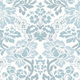 Floral Damask French Blue