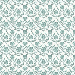 Floral Ivy Teal