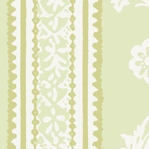 Francie Stripe Baby Green