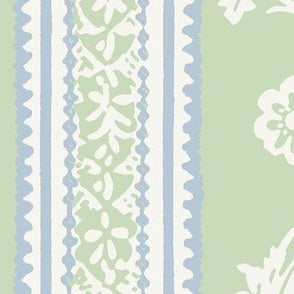 Francie Stripe Green Ice