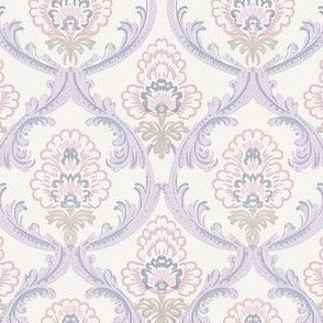 French Block Print Lilac