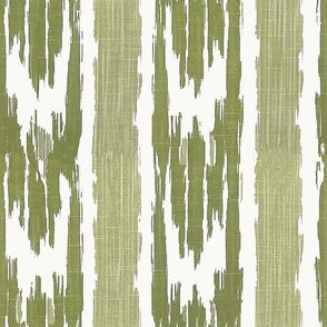 French Ikat Olive