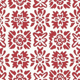 Garden Tiles Cherry Red