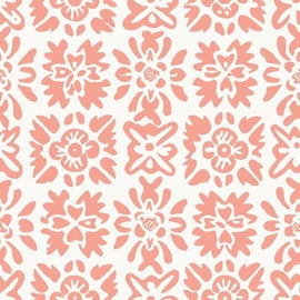 Garden Tiles Pumpkin Pink