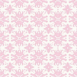 Geometric Blooms Pale Pink