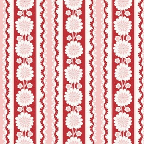 Gidget Stripe Red Pink