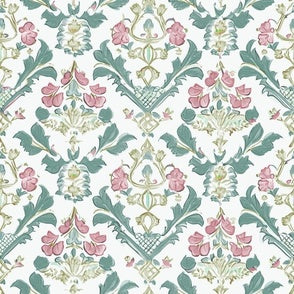 Harriet's Damask Teal  ...