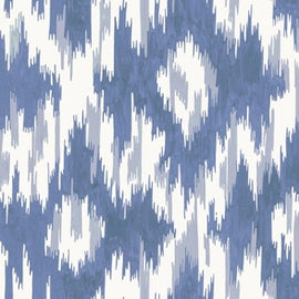 Ikat Gray Blue