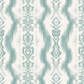 Ikat of the Orient Aqua