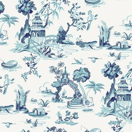 Kenyuan Toile Aqua