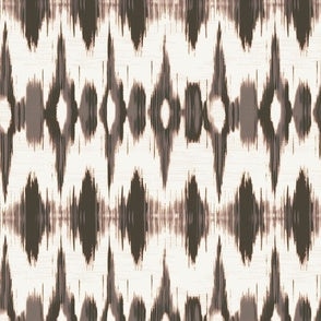 Languedoc Ikat Charcoal