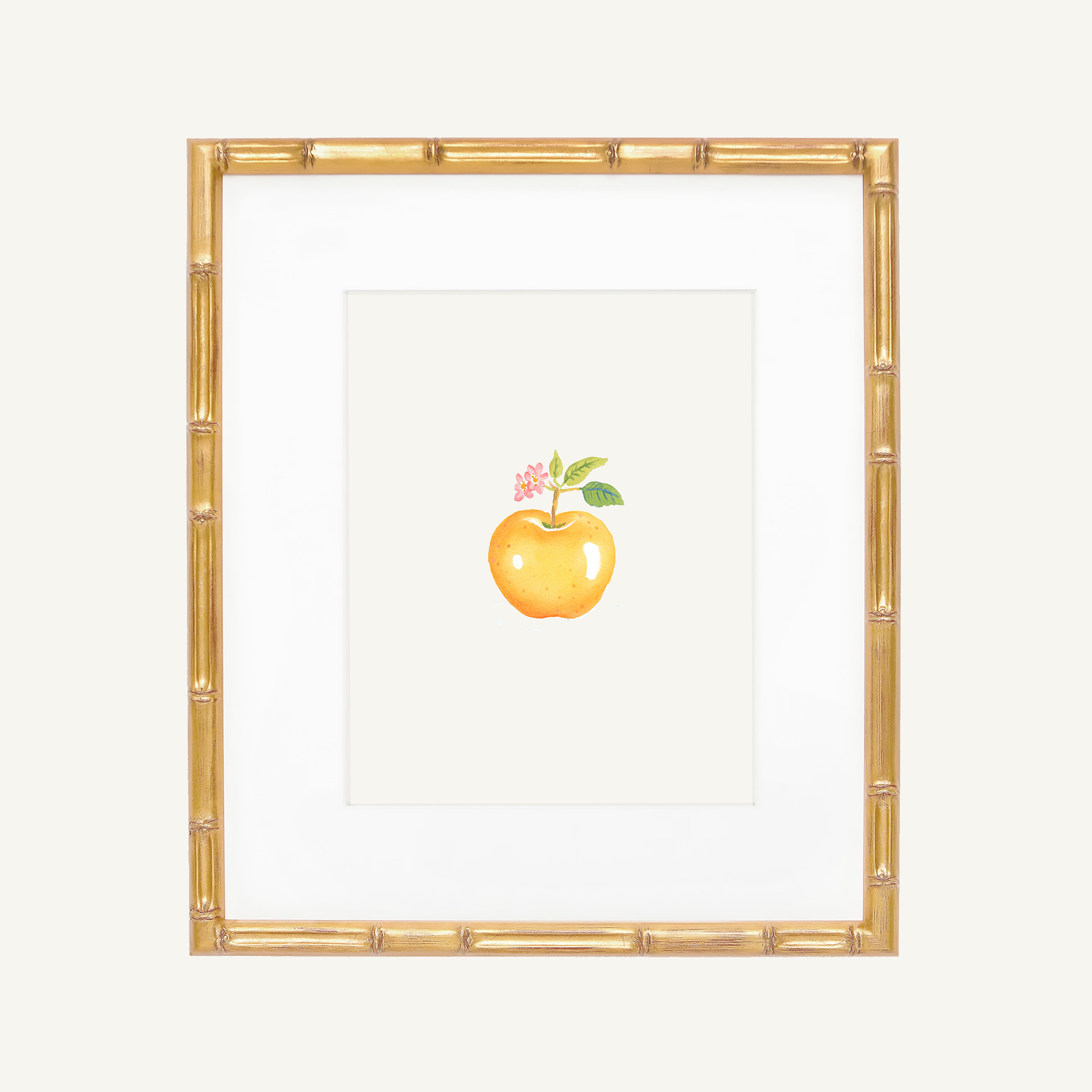 Yellow Apple Art Print