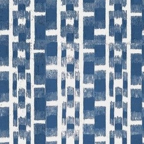 Ludovic Woven Check Navy