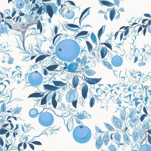Orange Grove Azure and Sky
