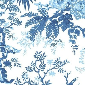 Pagoda Toile Dark Blue