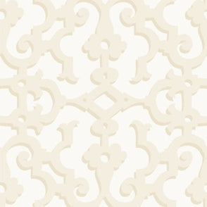 Palace Trellis White Sand