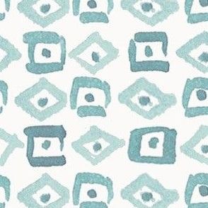 Petite Geometry Aqua