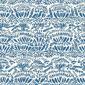 Pretty Petals Dark Blue