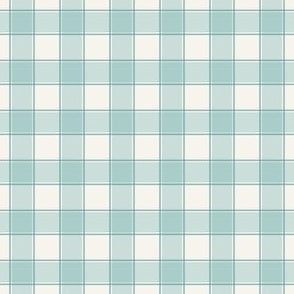 Timeless Gingham Lagoon