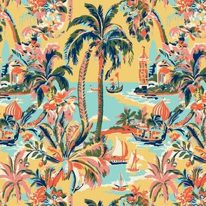 Tropic Toile Butter