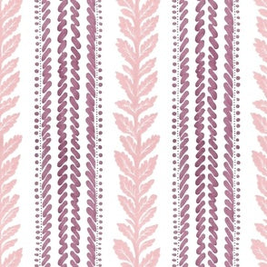 Twill Vine Stripe Pink ...