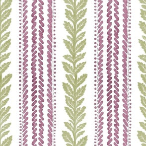 Twill Vine Stripe Plum ...