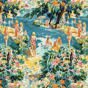 Vintage Summer Toile