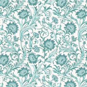 Walthamstow Floral Aqua