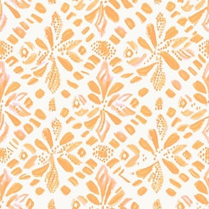Watercolor Quilt Apricot
