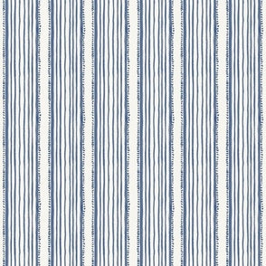Watercolor Stripe Navy