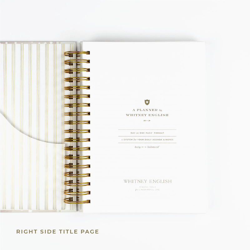 Day on One Page Planner • Antelope