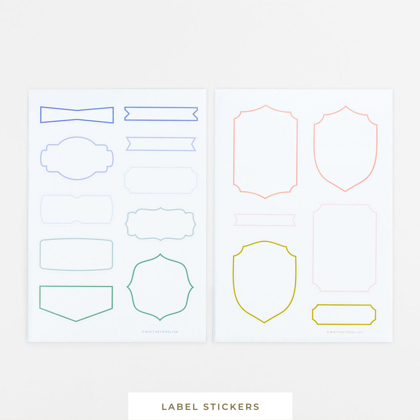 Pegatinas • Etiquetas