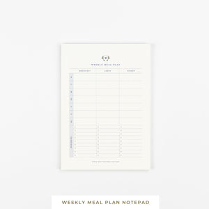 Notepad • Sticky • Weekly Meal Plan