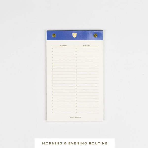 Notepad • Morning & Evening Routine